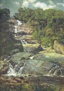 Nicolas-Antoine Taunay Small Cascade in Tijuca china oil painting artist